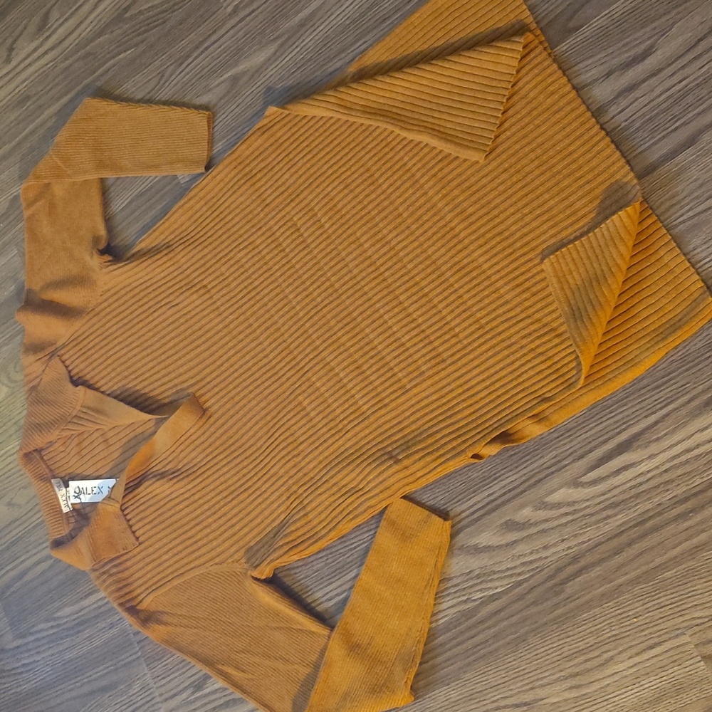 Alex Mill Loretta Merino Wool Ribbed Sweater Tunic *NEW WITH TAG* sz XL